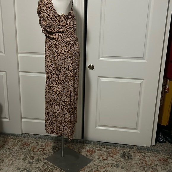Love Riche Brown Tan Cut Out Ruched Sundress - Picture 4 of 11